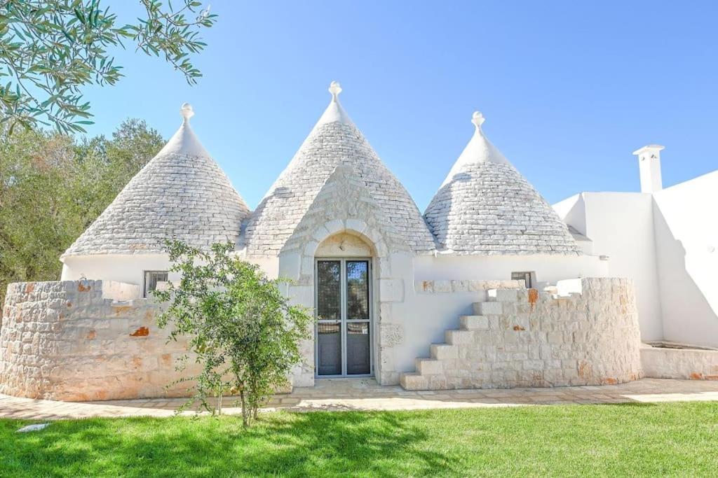 New Trulli Eden 101 With Private Pool And Jacuzzi Villa San Michele Salentino Eksteriør bilde