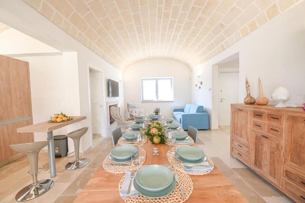 New Trulli Eden 101 With Private Pool And Jacuzzi Villa San Michele Salentino Eksteriør bilde